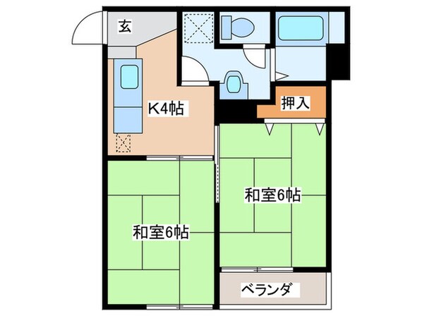 オリーブ茅ヶ崎の物件間取画像